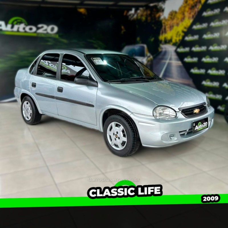 CLASSIC 1.0 MPFI LIFE 8V FLEX 4P MANUAL - 2009 - TAQUARA