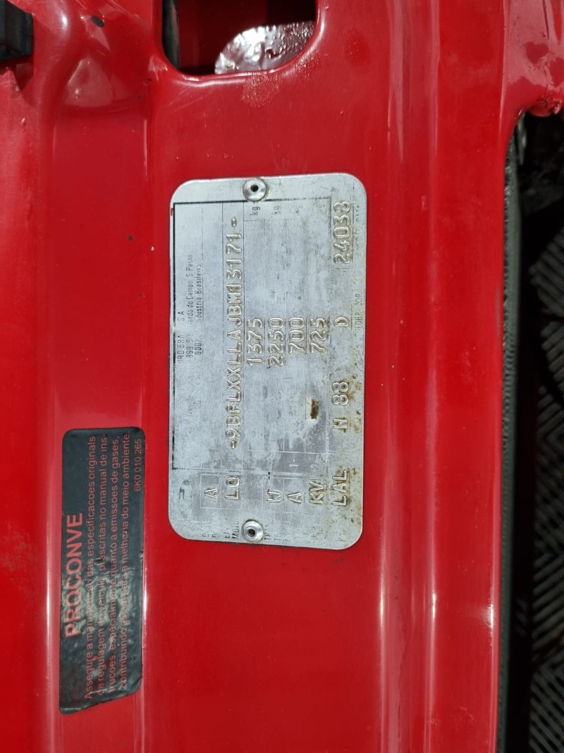 ESCORT 1.6 XR3 CONVERSÍVEL 8V GASOLINA 2P MANUAL - 1988 - TEUTôNIA