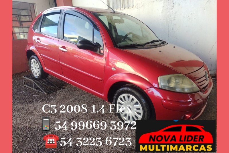 c3 1.4 i exclusive 8v flex 4p manual 2008 caxias do sul