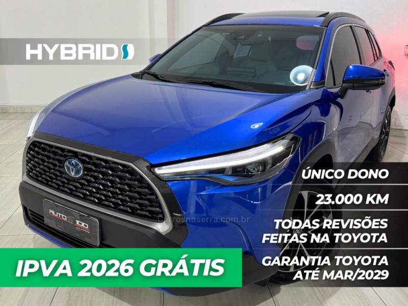 corolla 1.8 cross xrx 16v hibrido 4p automatico 2024 caxias do sul