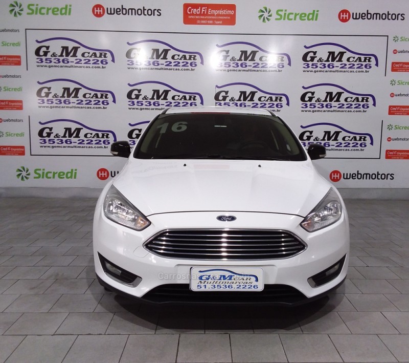 FOCUS 2.0 TITANIUM PLUS 16V FLEX 4P AUTOMÁTICO - 2016 - SãO SEBASTIãO DO CAí