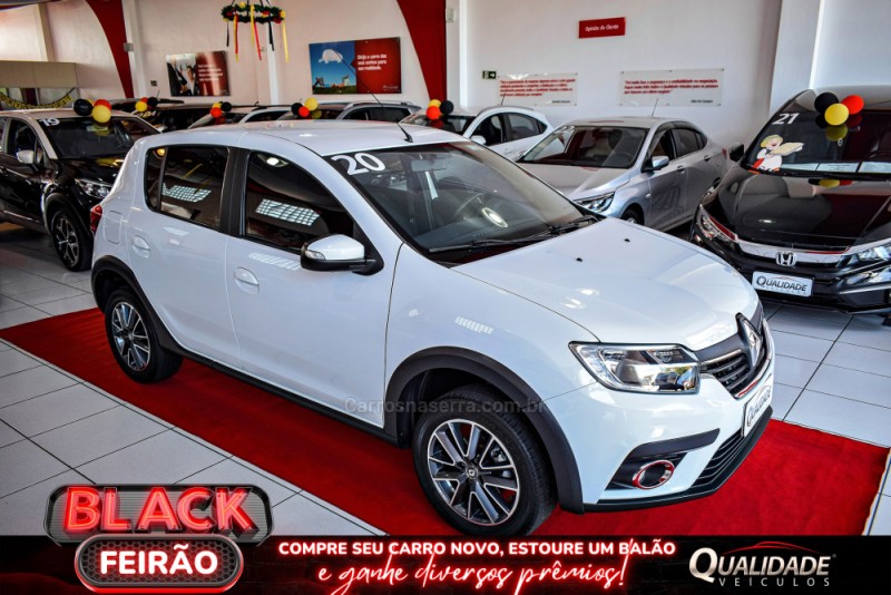 sandero 1.6 stepway intense x tronic 16v flex 4p automatico 2020 santa cruz do sul