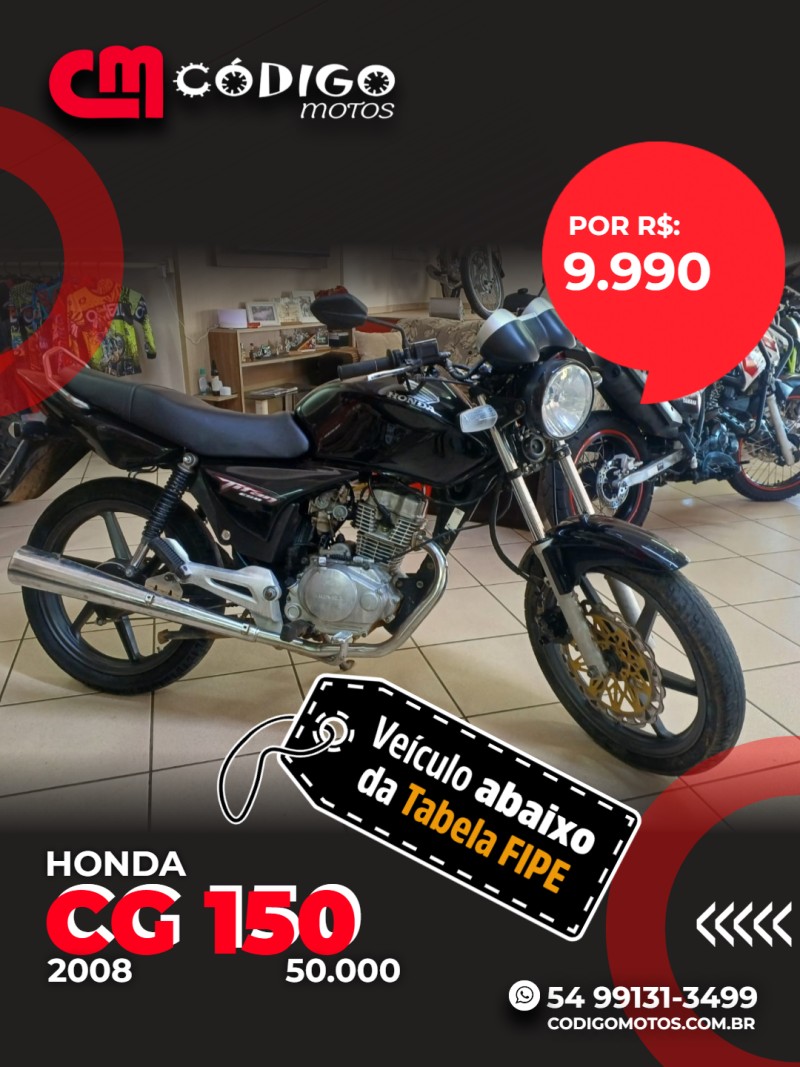 cg 150 titan esd 2008 veranopolis