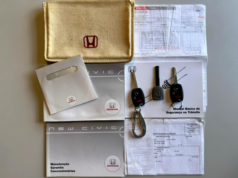 CIVIC 1.8 LXS 16V GASOLINA 4P AUTOMÁTICO - 2009 - CASCA