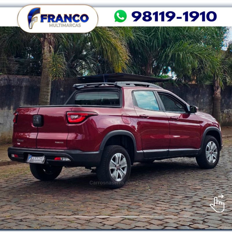 TORO 1.8 16V EVO FLEX FREEDOM AUTOMÁTICO - 2019 - VACARIA