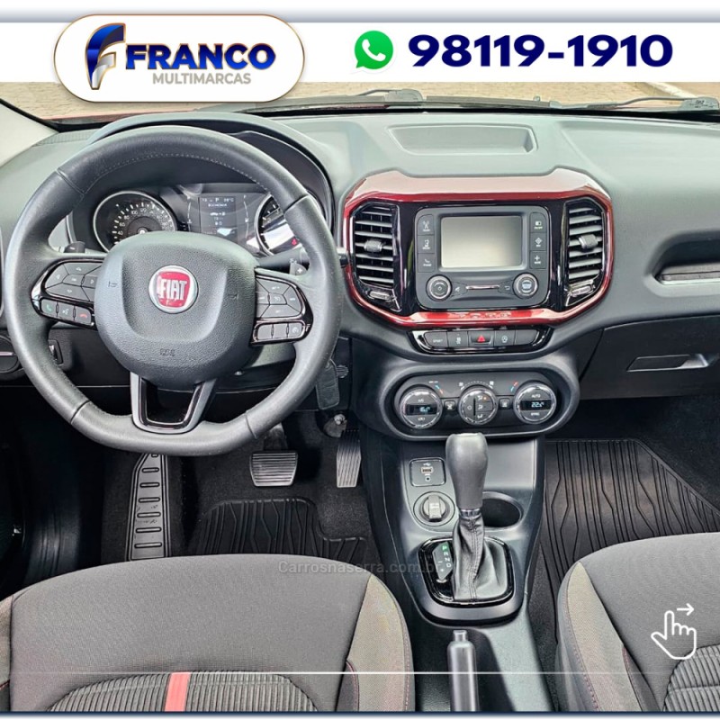 TORO 1.8 16V EVO FLEX FREEDOM AUTOMÁTICO - 2019 - VACARIA