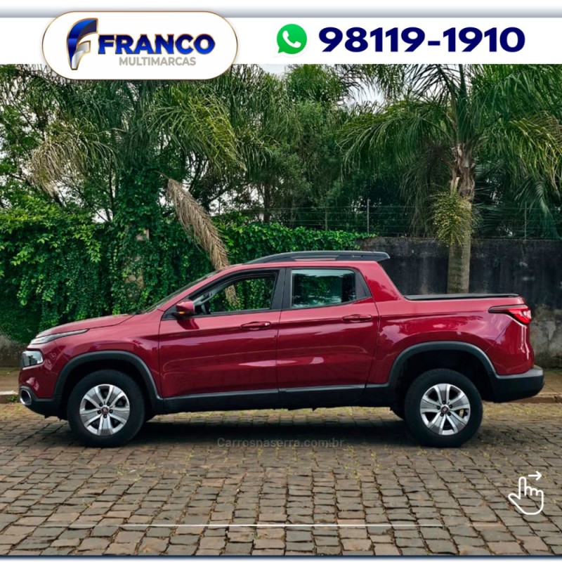 TORO 1.8 16V EVO FLEX FREEDOM AUTOMÁTICO - 2019 - VACARIA