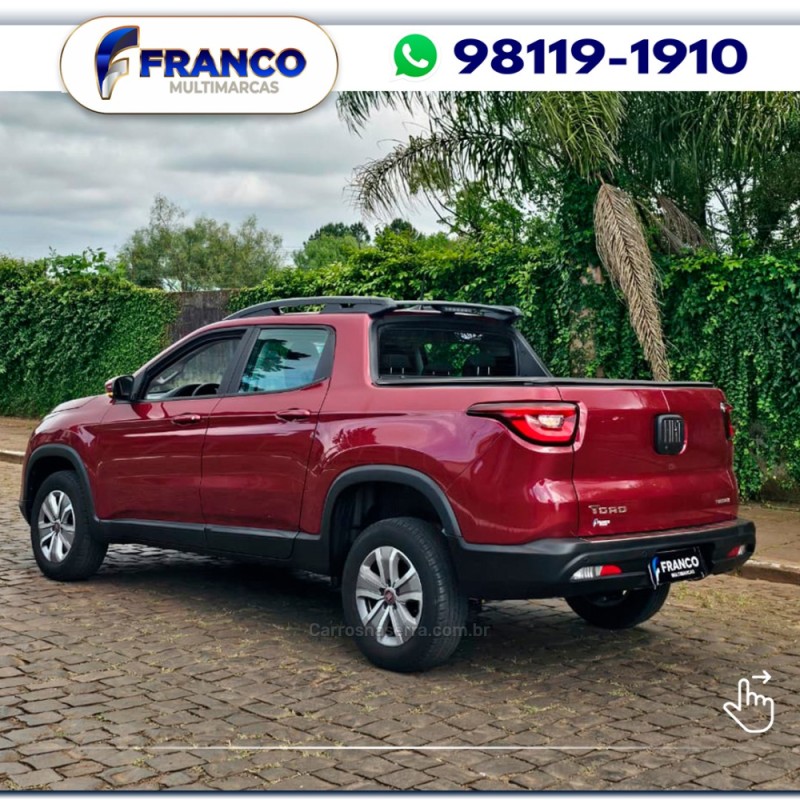 TORO 1.8 16V EVO FLEX FREEDOM AUTOMÁTICO - 2019 - VACARIA