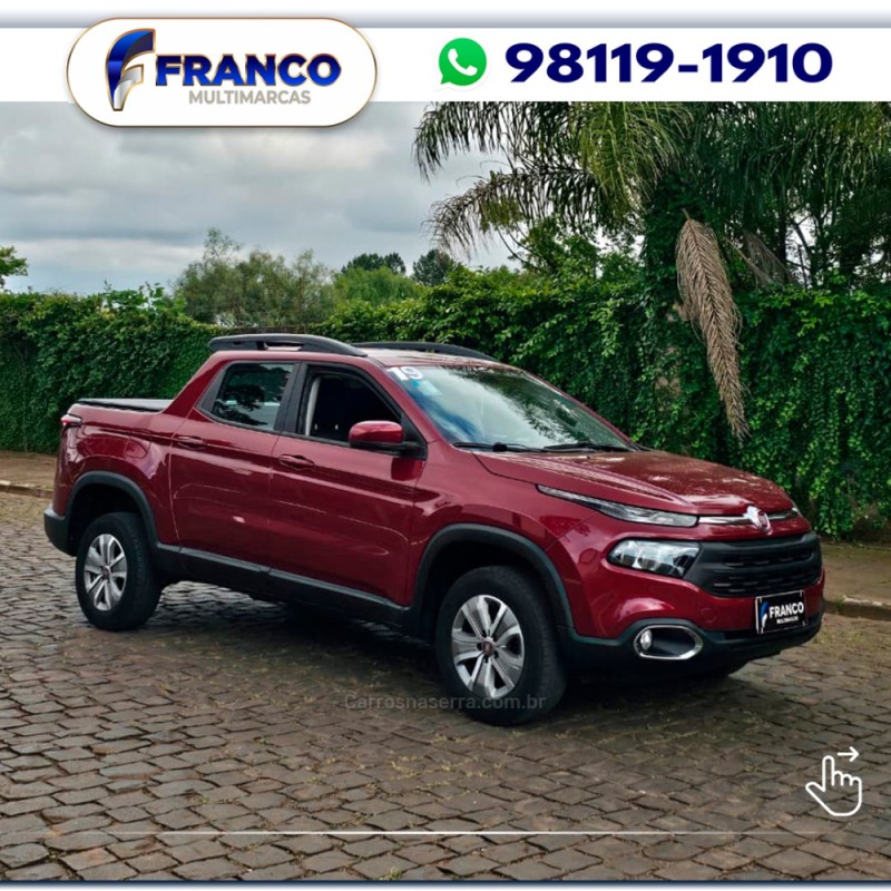 TORO 1.8 16V EVO FLEX FREEDOM AUTOMÁTICO - 2019 - VACARIA