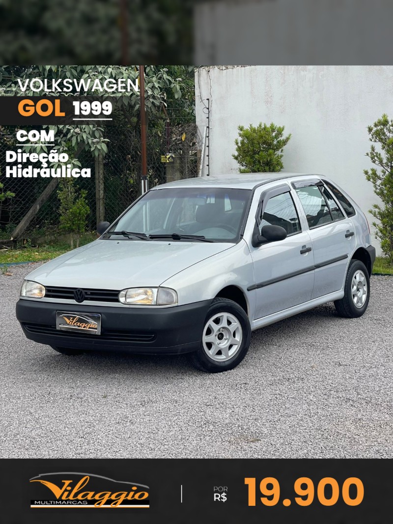 VOLKSWAGEN - GOL - 1998/1999 - Prata - R$ 19.900,00