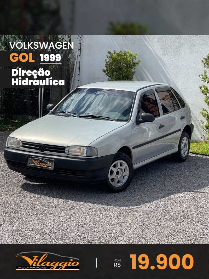 VOLKSWAGEN - GOL - 1998/1999 - Prata - R$ 19.900,00