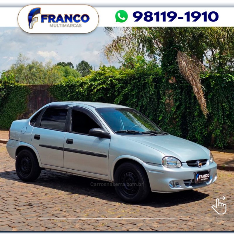 CLASSIC 1.0 MPFI LIFE 8V FLEX 4P MANUAL - 2008 - VACARIA