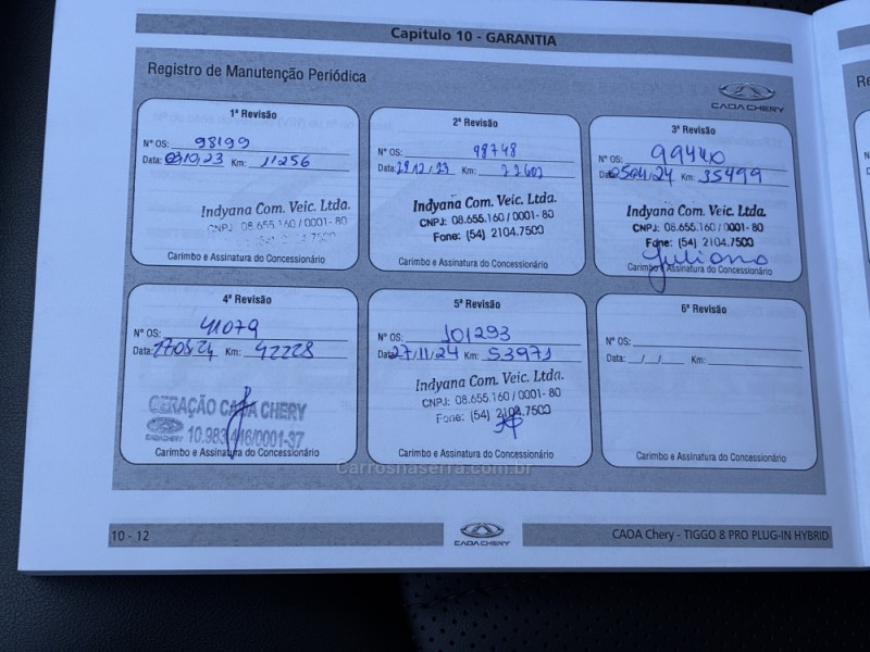 TIGGO 1.5 8 PRO TURBO HÍBRIDO 4P AUTOMÁTICO - 2024 - VENâNCIO AIRES