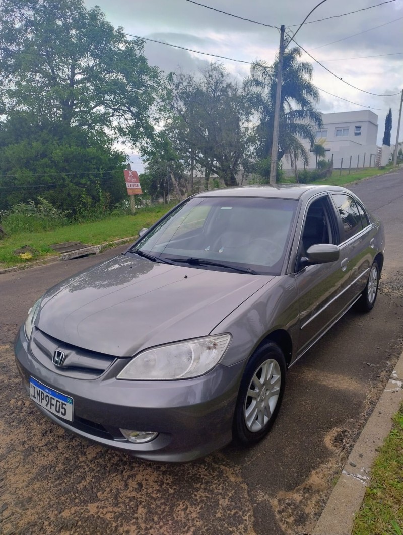 CIVIC 1.7 LXL 16V GASOLINA 4P AUTOMÁTICO - 2005 - CAMPO BOM