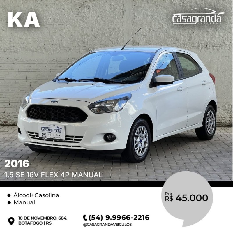 ka 1.5 se 16v flex 4p manual 2016 bento goncalves