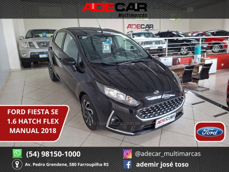 fiesta 1.6 se hatch 16v flex 4p manual 2018 farroupilha