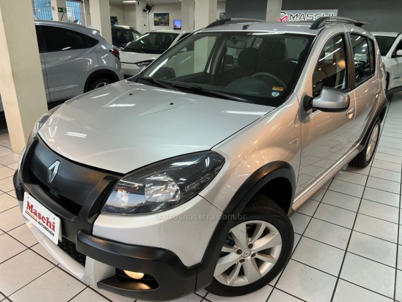 sandero 1.6 stepway 8v flex 4p manual 2012 caxias do sul