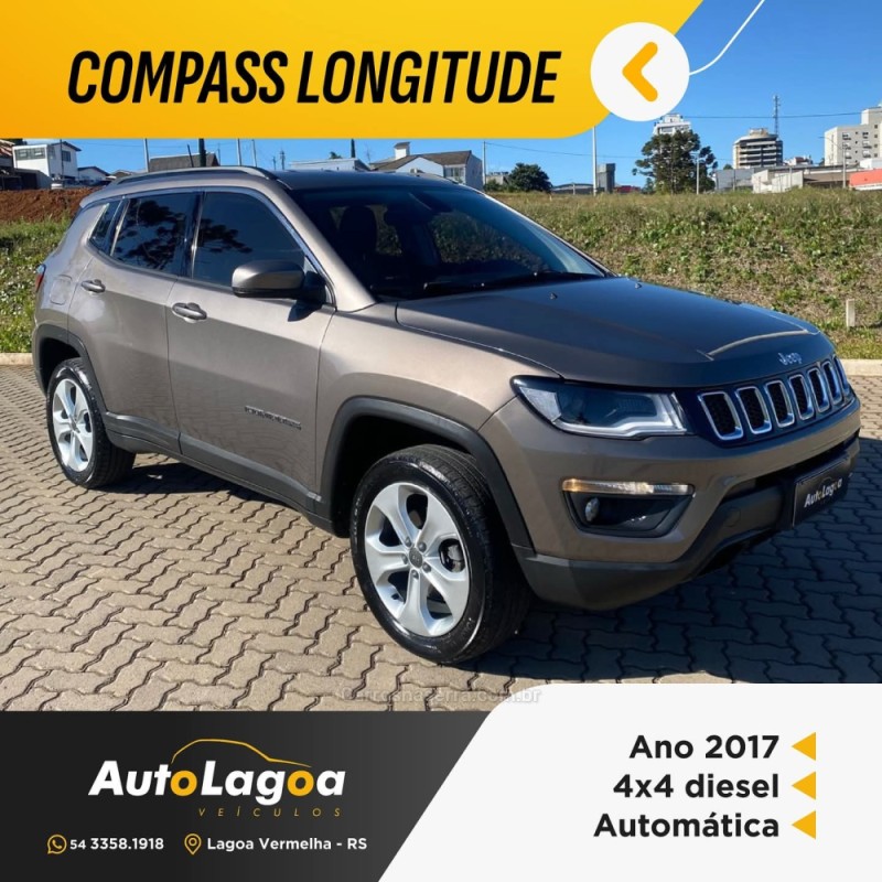 compass 2.0 16v diesel longitude 4x4 automatico 2017 lagoa vermelha