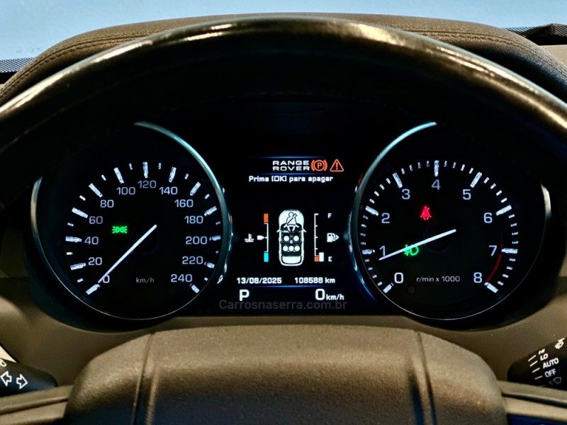 RANGE ROVER EVOQUE 2.0 PURE 4WD 16V GASOLINA 4P AUTOMÁTICO - 2013 - CAXIAS DO SUL