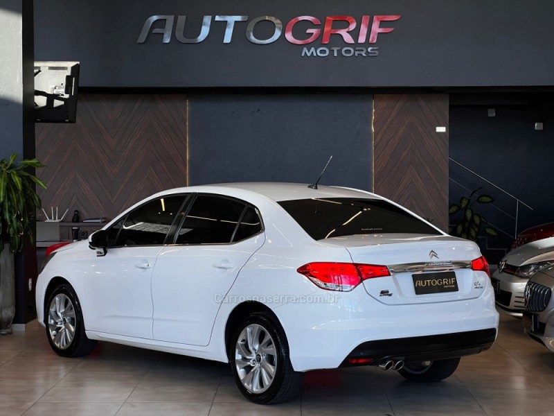 C4 LOUNGE 1.6 TENDANCE 16V TURBO FLEX 4P AUTOMÁTICO - 2015 - CAMPO BOM