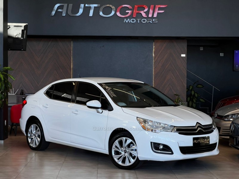 c4 lounge 1.6 tendance 16v turbo flex 4p automatico 2015 campo bom