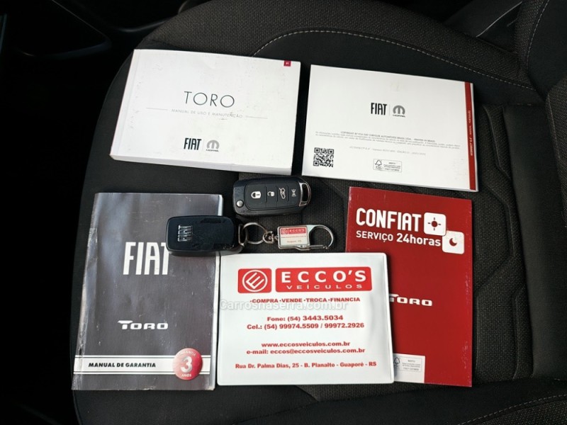 TORO 1.3 FREEDOM T270 4X2 16V FLEX 4P AUTOMÁTICO - 2023 - GUAPORé