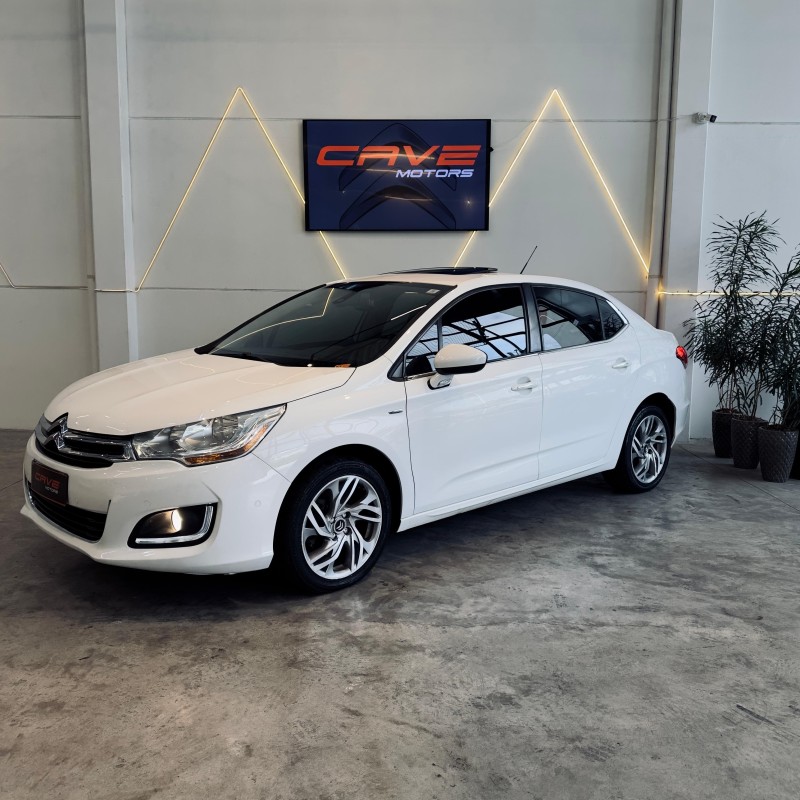 C4 LOUNGE 1.6 EXCLUSIVE 16V TURBO FLEX 4P AUTOMÁTICO - 2015 - CAXIAS DO SUL