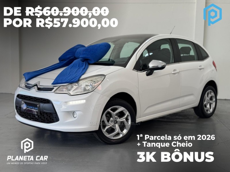 C3 1.6 EXCLUSIVE BVA 16V FLEX 4P AUTOMÁTICO