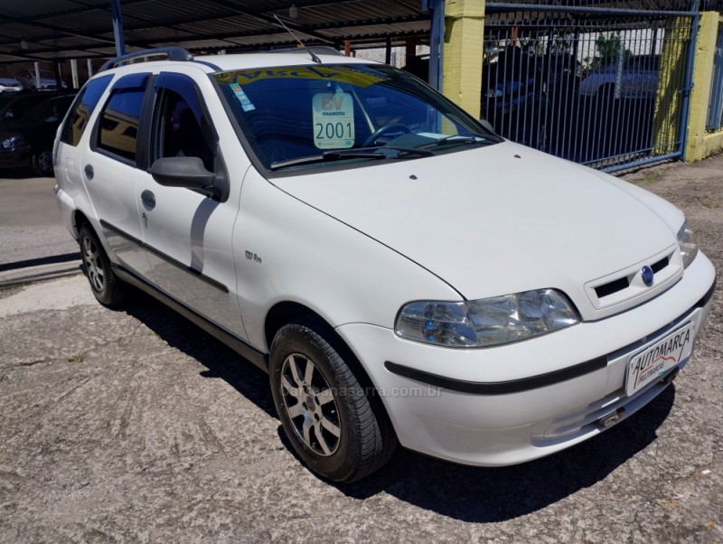 PALIO 1.0 MPI WEEKEND ELX 16V GASOLINA 4P MANUAL - 2001 - CAXIAS DO SUL