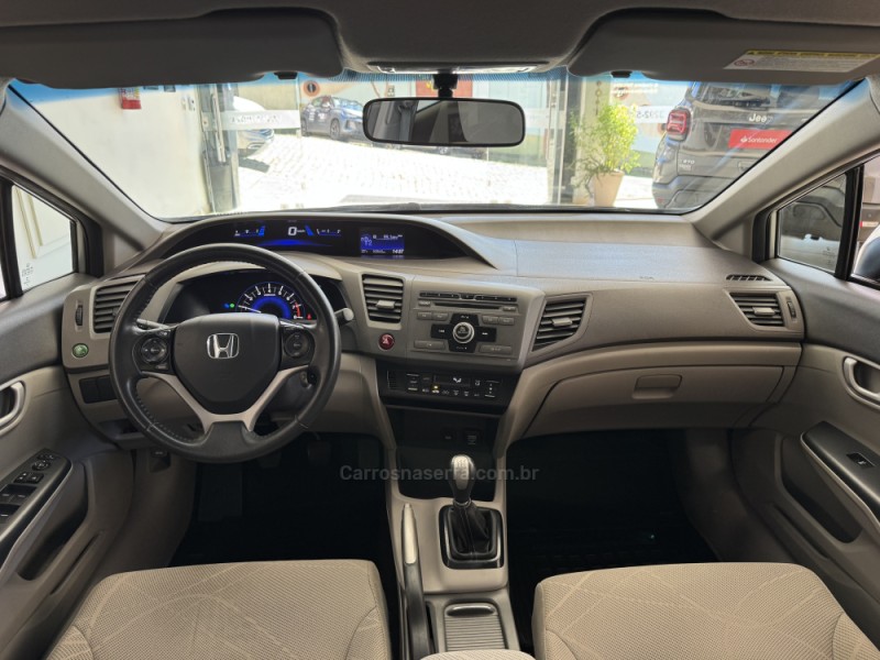 CIVIC 1.8 LXS 16V FLEX 4P MANUAL - 2013 - FLORES DA CUNHA