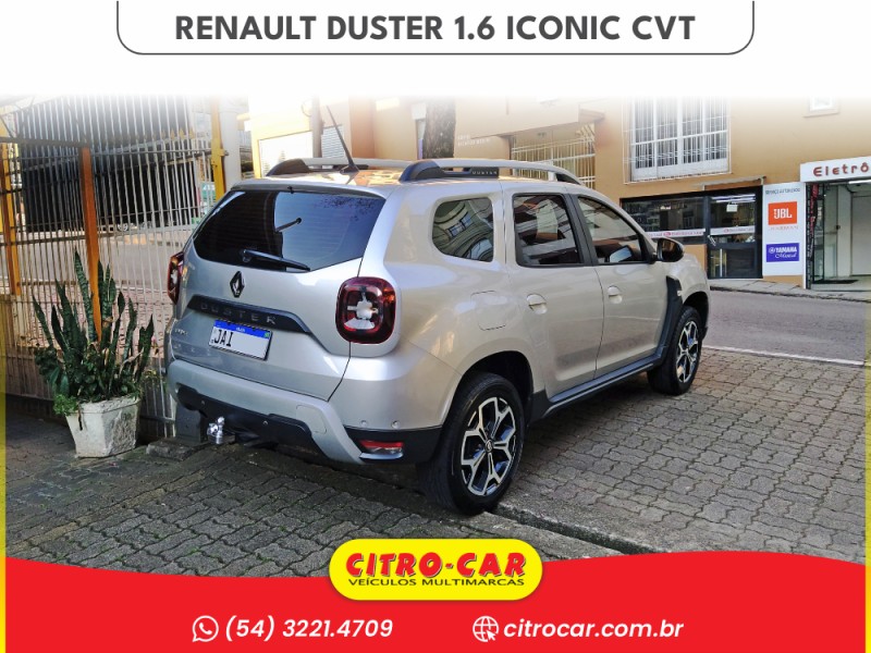 DUSTER 1.6 ICONIC 16V FLEX 4P AUTOMÁTICO - 2021 - CAXIAS DO SUL