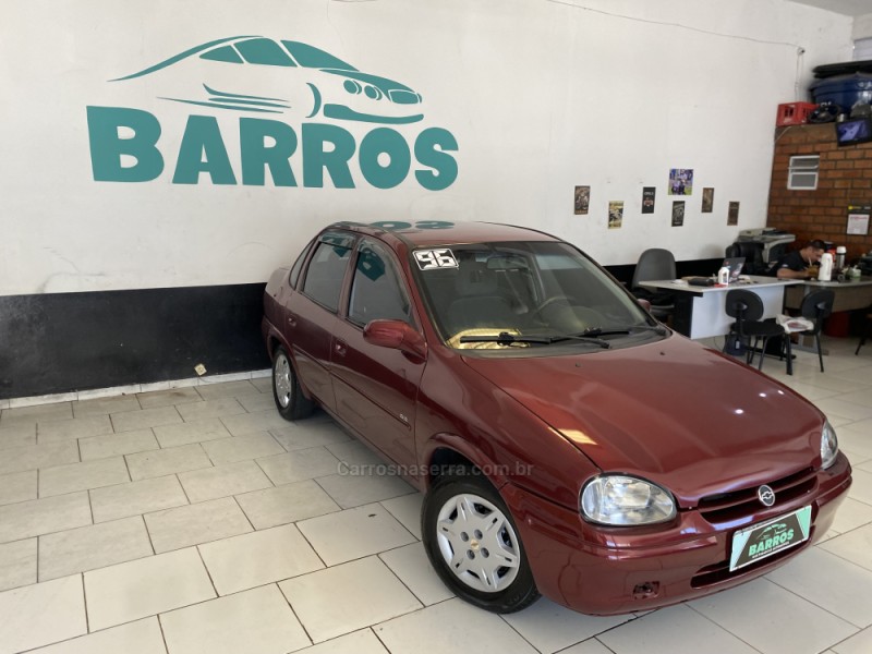 CORSA 1.6 MPFI GLS SEDAN 8V GASOLINA 4P MANUAL - 1996 - CAXIAS DO SUL