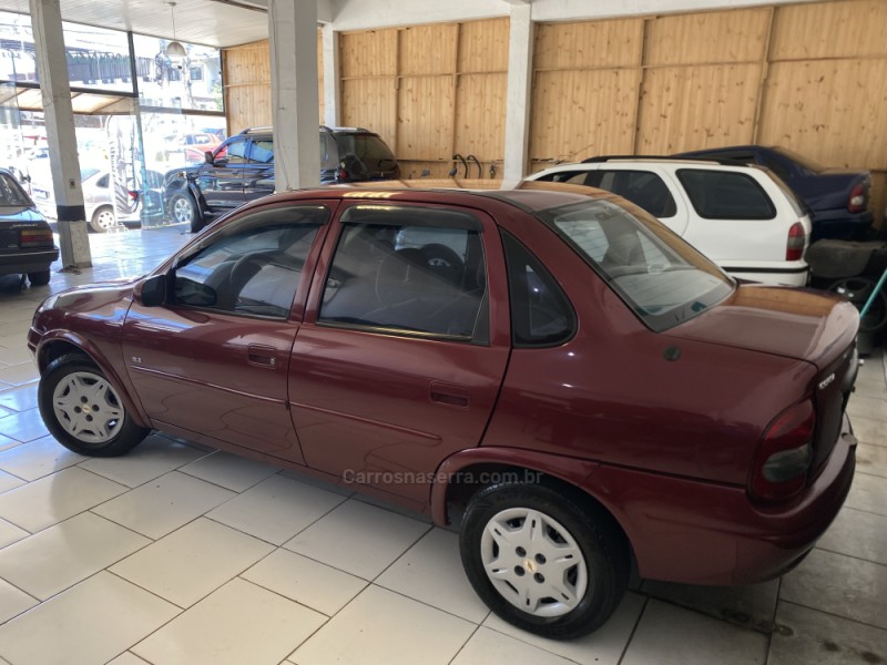 CORSA 1.6 MPFI GLS SEDAN 8V GASOLINA 4P MANUAL - 1996 - CAXIAS DO SUL