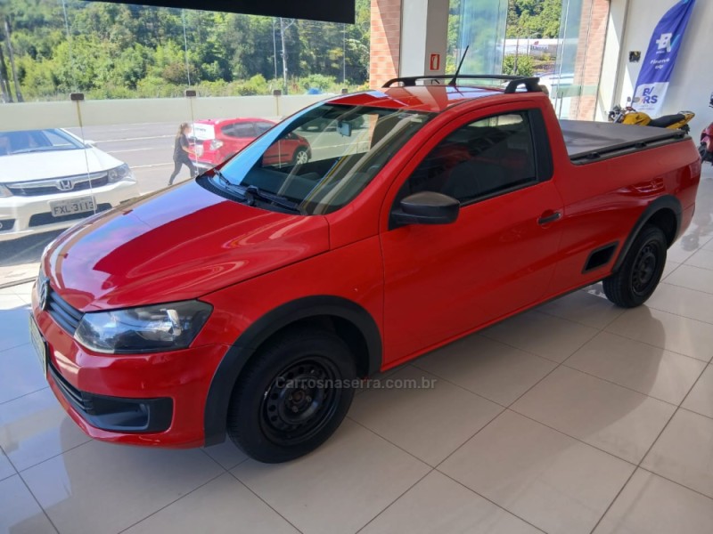 SAVEIRO 1.6 MI TRENDLINE CS 8V FLEX 2P MANUAL - 2015 - NOVA PETRóPOLIS