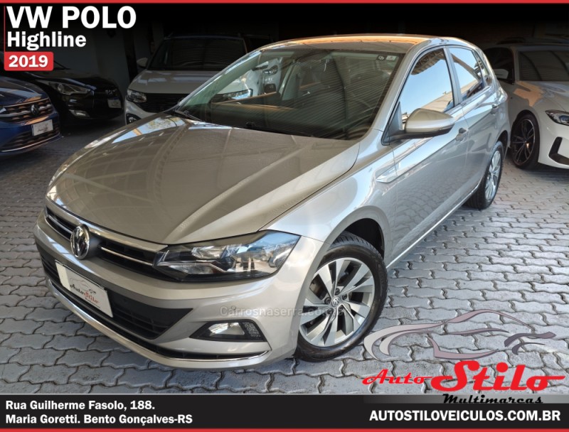 polo 1.0	200 tsi highline automatico  2019 bento goncalves