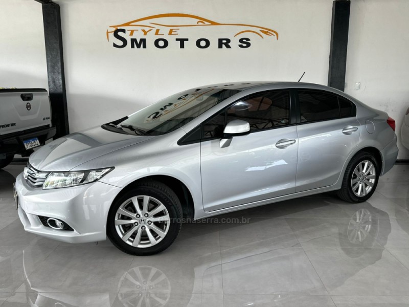 civic 1.8 lxs 16v flex 4p automatico 2013 novo hamburgo