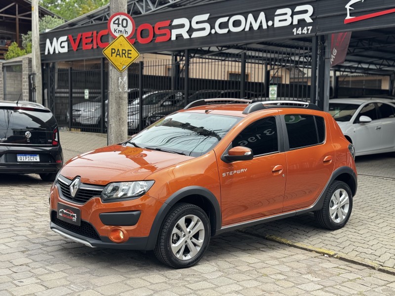 sandero 1.6 stepway 8v flex 4p manual 2015 caxias do sul