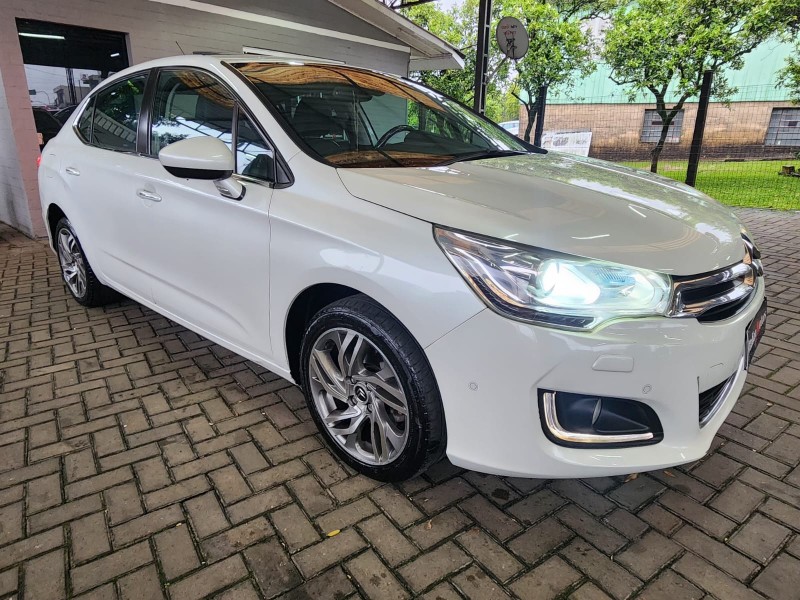 C4 LOUNGE 1.6 EXCLUSIVE 16V TURBO GASOLINA 4P AUTOMÁTICO - 2014 - CAXIAS DO SUL