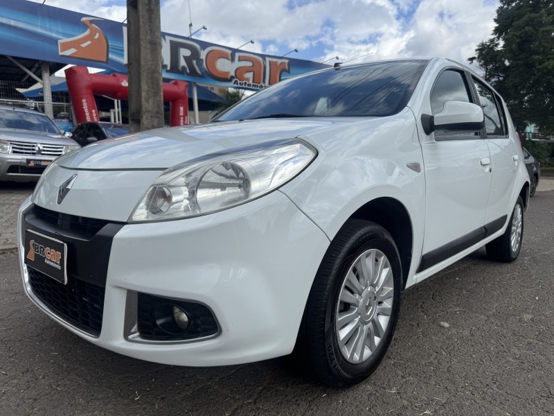 sandero 1.6 privilege 16v flex 4p automatico 2012 dois irmaos