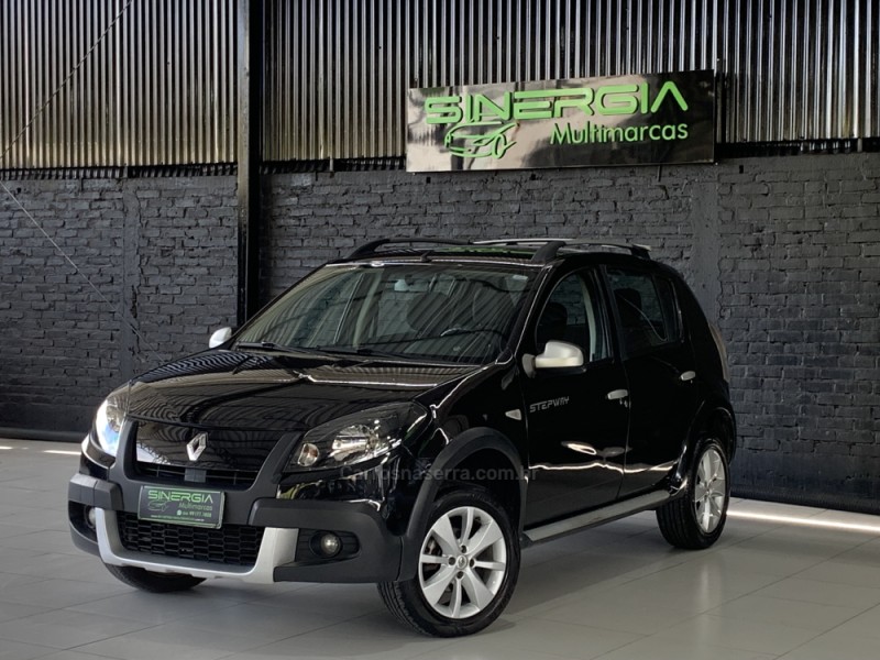 sandero 1.6 stepway 8v flex 4p manual 2012 caxias do sul