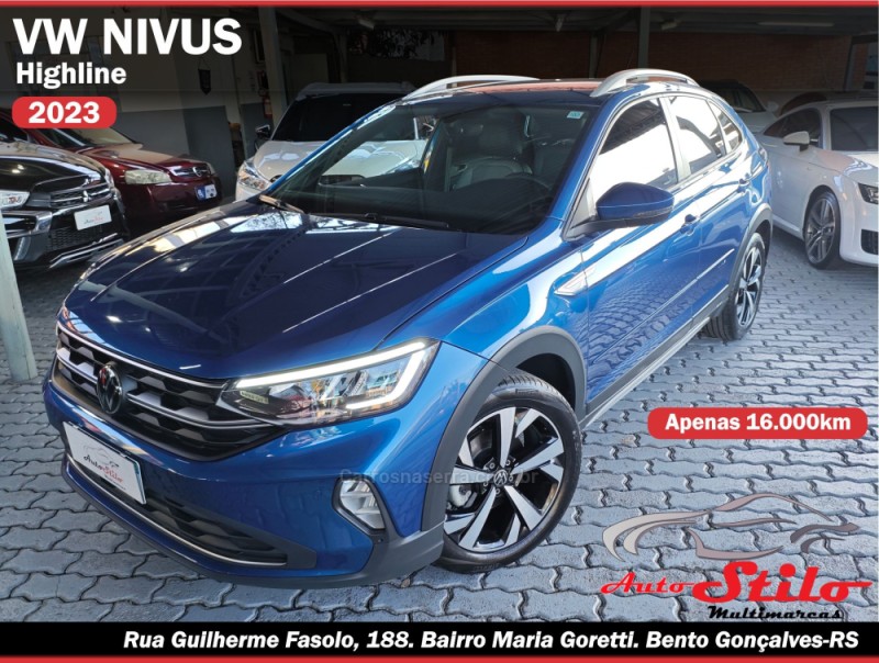 nivus 1.0 tsi highline flex 4p automatico 2023 bento goncalves