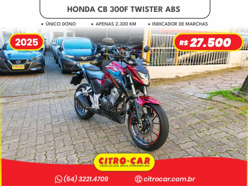 cb 300f twister abs 2025 caxias do sul