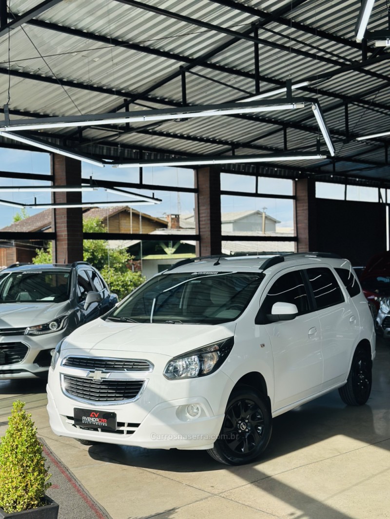 spin 1.8 ltz 8v flex 4p automatico 2013 canela