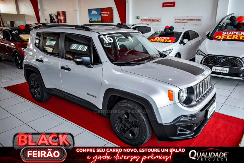 renegade 1.8 16v flex sport 4p automatico 2016 santa cruz do sul