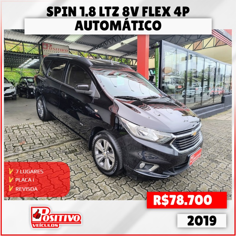 spin 1.8 ltz 8v flex 4p automatico 2019 caxias do sul