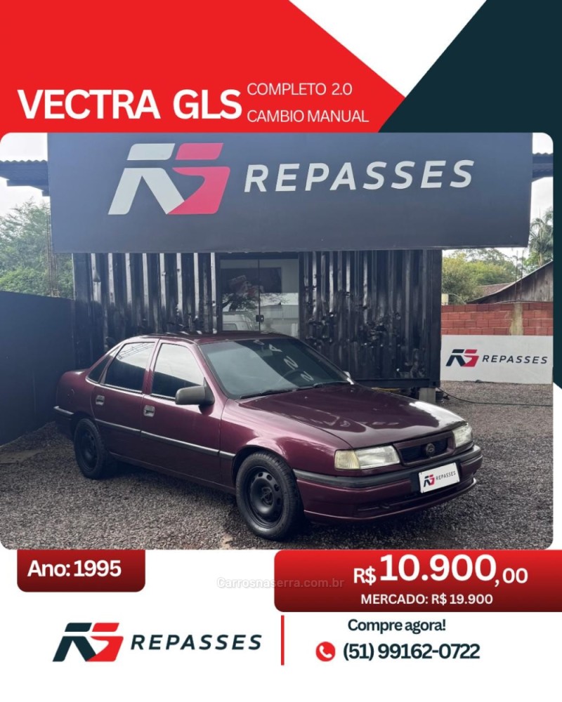 vectra 2.0 mpfi gls 8v gasolina 4p manual 1995 portao