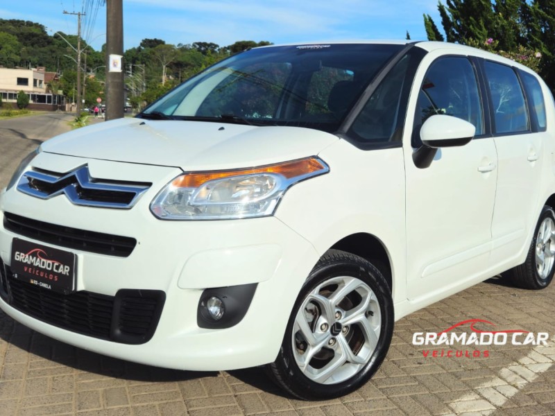 c3 picasso 1.6 tendance 16v flex 4p automatico 2015 canela