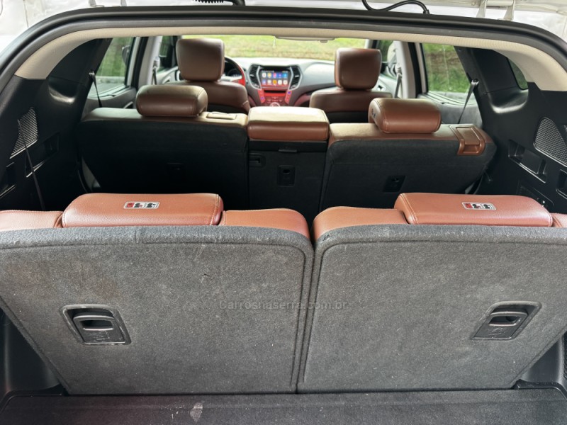 SANTA FÉ 3.3 MPFI 4X4 7 LUGARES V6 270CV GASOLINA 4P AUTOMÁTICO - 2014 - FELIZ
