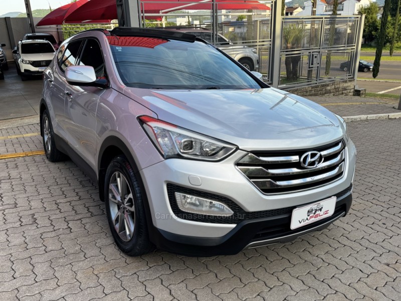SANTA FÉ 3.3 MPFI 4X4 7 LUGARES V6 270CV GASOLINA 4P AUTOMÁTICO - 2014 - FELIZ