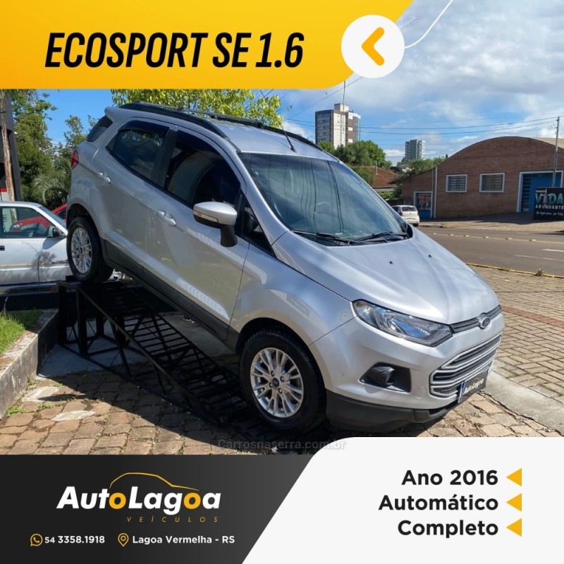 ecosport 1.6 se 16v flex 4p automatico 2016 lagoa vermelha
